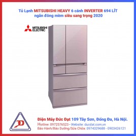 Tủ lạnh 6 cánh Mitsubishi Electric MR-WX70C-F-V 694 Lít Tủ lạnh 6 cánh Mitsubishi Electric MR-WX70C-F-V 694 Lít